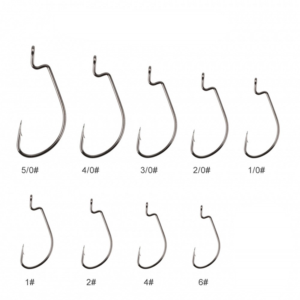 20pcs/lot Wide gap Texas fishi - Fishing Hook Offset recension och pris