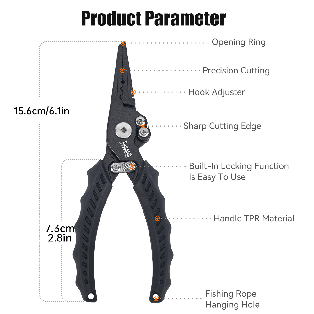 Kingdom Fishing Pliers Multifu - Fishing Hook Sharpener recension och pris