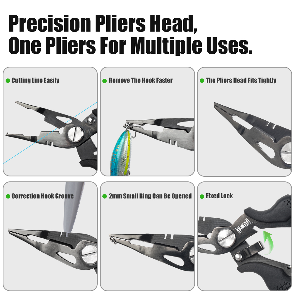Kingdom Fishing Pliers Multifu - Fishing Hook Sharpener recension och pris