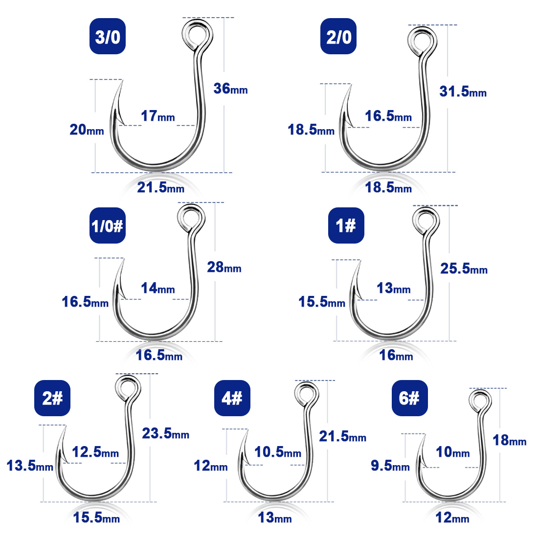 9KM Fishing Hooks 25Pcs Jig Ho - Fishing Hook Assortment recension och pris