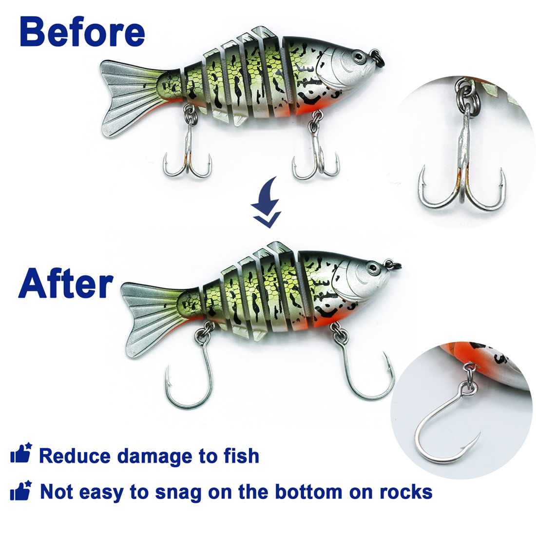 9KM Fishing Hooks 25Pcs Jig Ho - Fishing Hook Assortment recension och pris