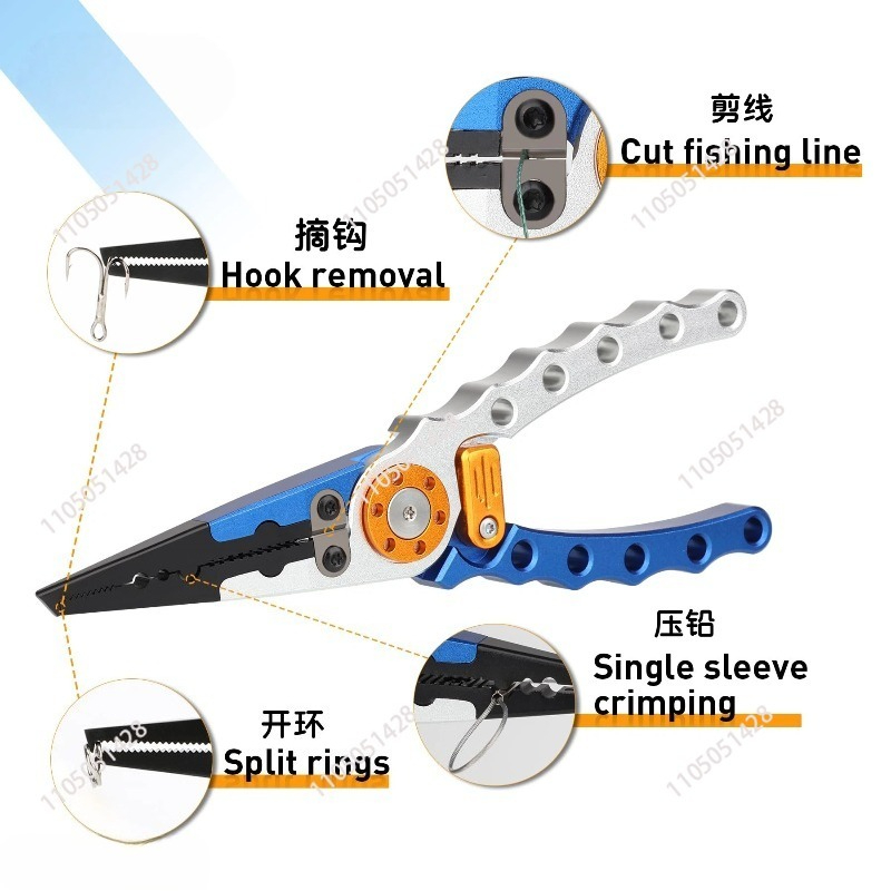 Aluminum Fishing Tackle Pliers - Fishing Hook Remover recension och pris