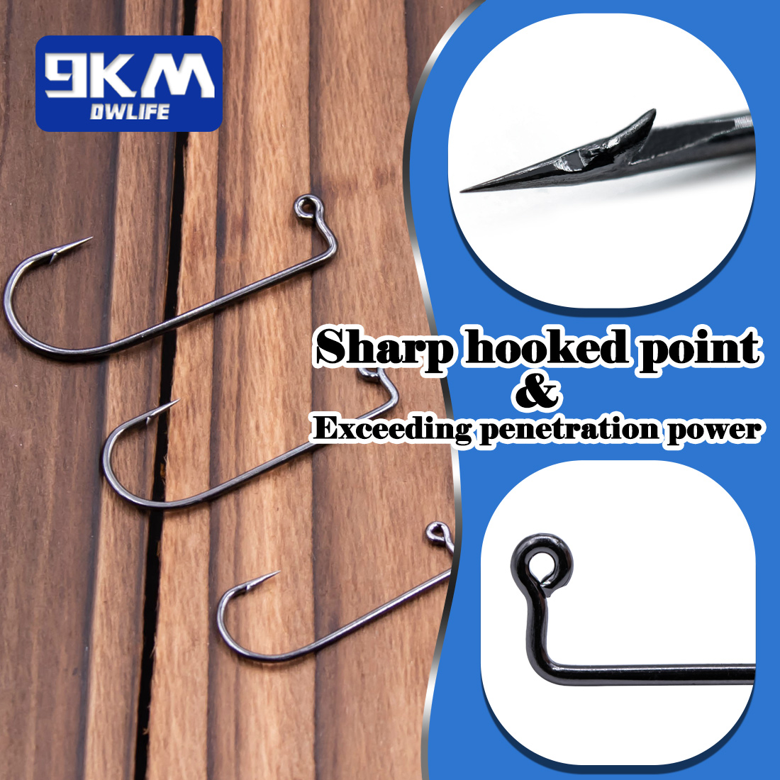Fishing Jig Hook 50~200Pcs 90  - Fishing Hook Barbless recension och pris