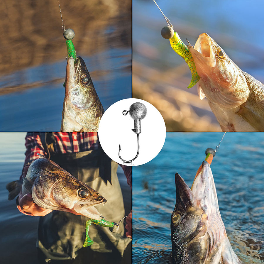 WODJYJ 1g 2g 3g 4g 5g 7g 8g 10 - Fishing Hook Offset recension och pris