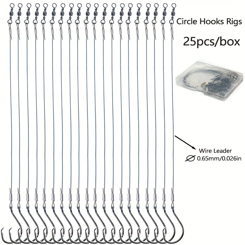 25pcs Heavy Duty Circle Hooks  - Fishing Hook Assortment recension och pris