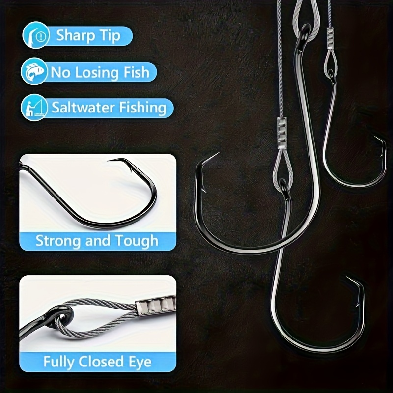 25pcs Heavy Duty Circle Hooks  - Fishing Hook Assortment recension och pris